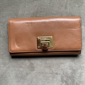 Michael Kors Brown Leather Wallet